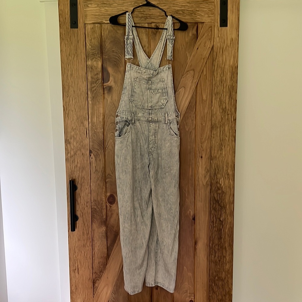 Free people denim overalls